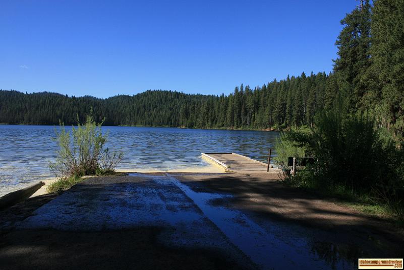 
View of the Boat Ramp and Dock at Antelope Campground.