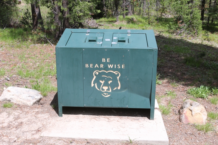 Bear wise trash cans
