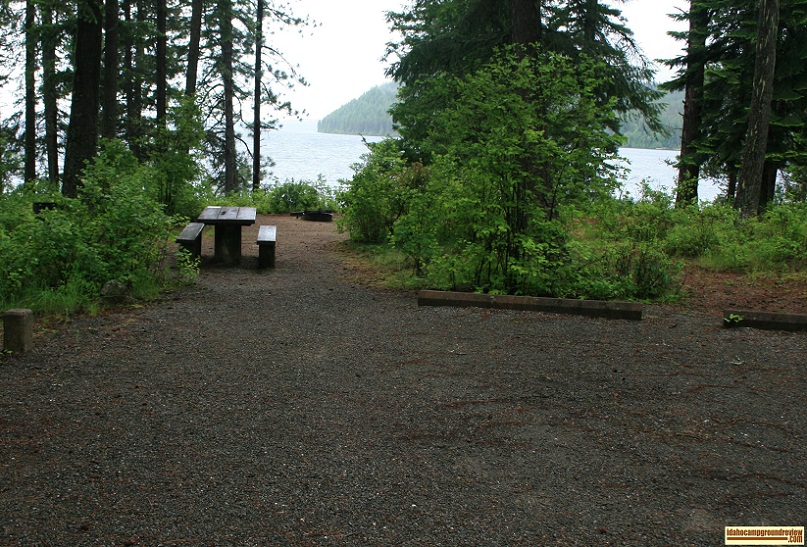 Reeder Bay Campground on Priest Lake