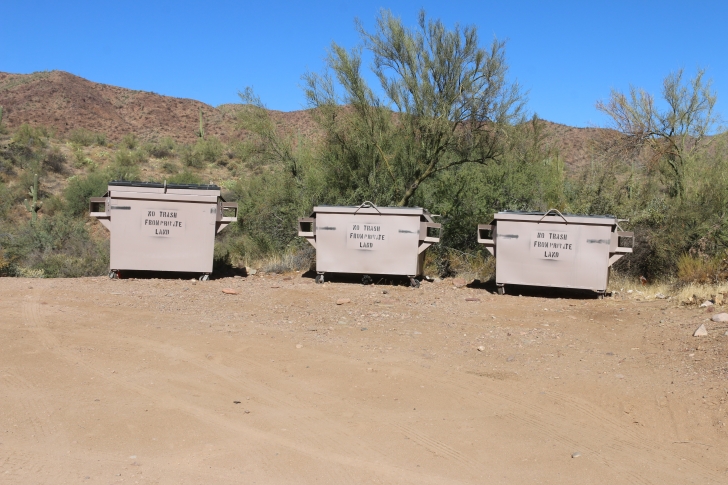 Camping in Upper Burnt Corral Recreation Site on Apache Reservoir-Arizona