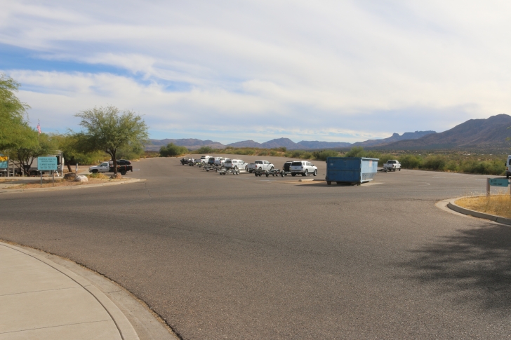 Camping in Windy Hill Recreation Site on Roosevelt Lake-Arizona