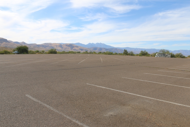 Camping in Windy Hill Recreation Site on Roosevelt Lake-Arizona