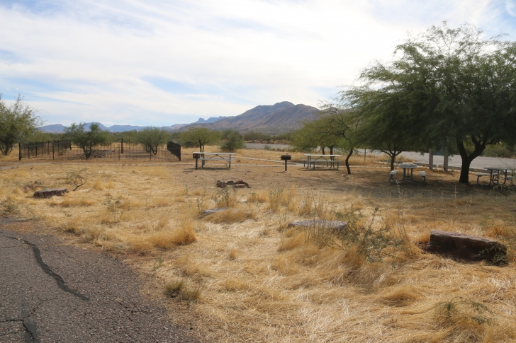 Camping in Windy Hill Recreation Site on Roosevelt Lake-Arizona