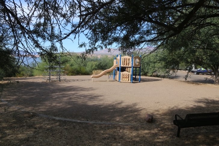 Camping in Windy Hill Recreation Site on Roosevelt Lake-Arizona