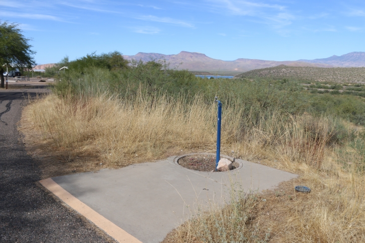 Camping in Windy Hill Recreation Site on Roosevelt Lake-Arizona