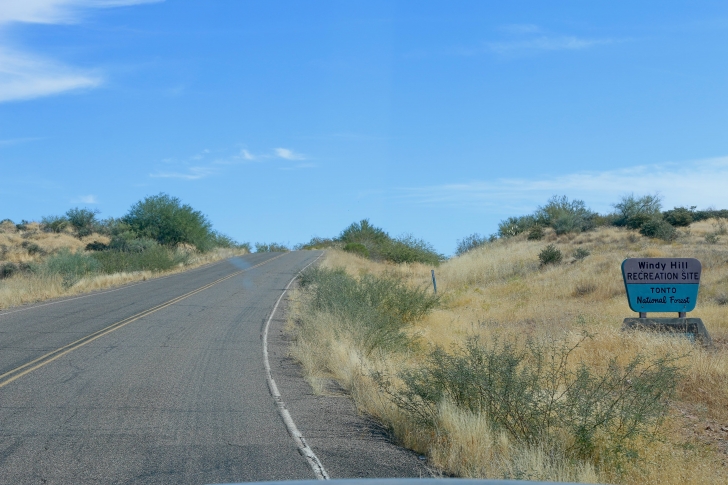 Camping in Windy Hill Recreation Site on Roosevelt Lake-Arizona