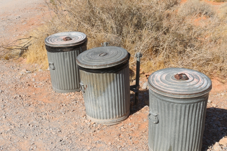 Camping in Arch Rock Campground part of Valley of Fire State Park - Nevada.
