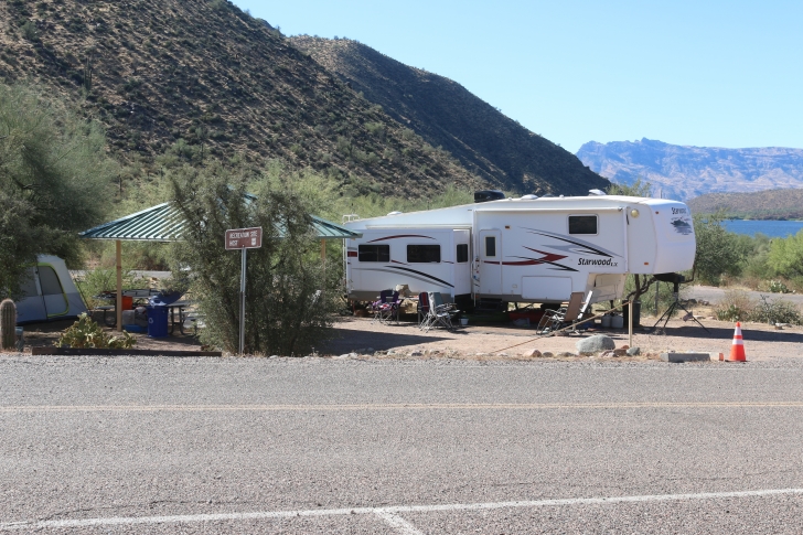 Camping in Burnt Corral Campground in Arizona