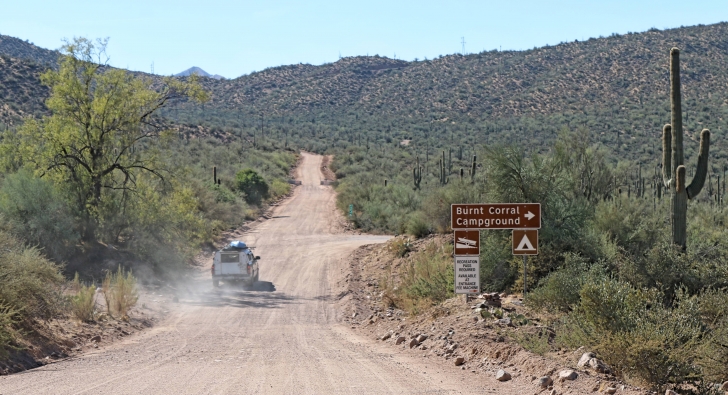 Camping in Burnt Corral Campground in Arizona