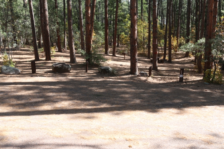 Camping at Christopher Creek Campground - Arizona