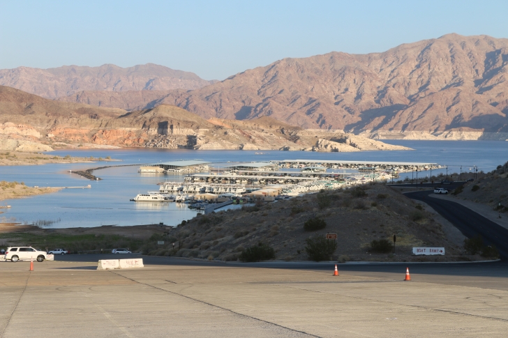 Camping at Callville Bay Campground by Lake Meade