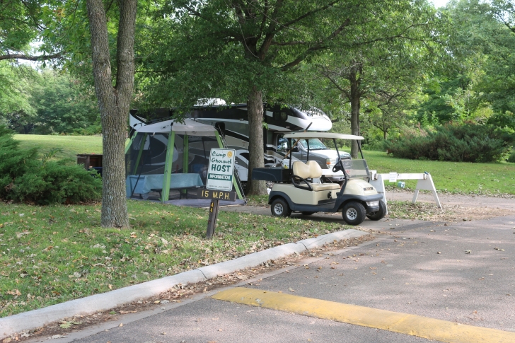 Camping at Eugene T Mahoney State Park in Nebraska
