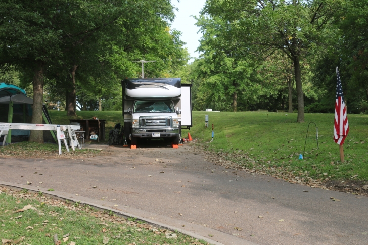 Camping at Eugene T Mahoney State Park in Nebraska