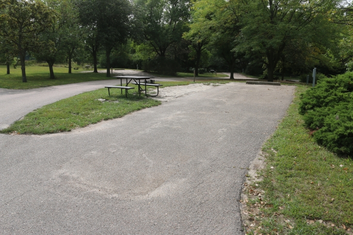 Camping at Eugene T Mahoney State Park in Nebraska