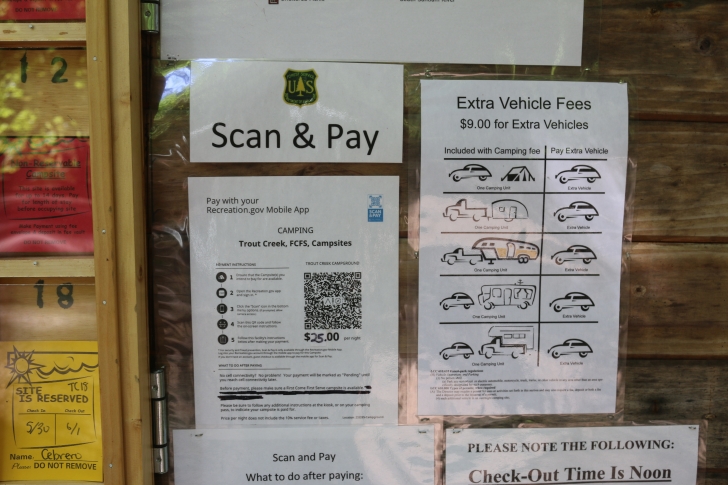 Trout Creek Campground on the South Santiam River