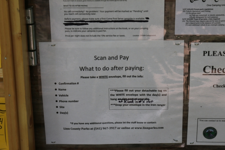 Trout Creek Campground on the South Santiam River