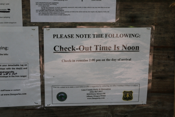 Trout Creek Campground on the South Santiam River