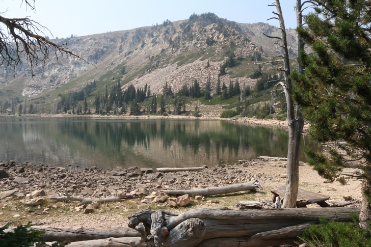 Camping at Lake Cleveland in South Central Idaho