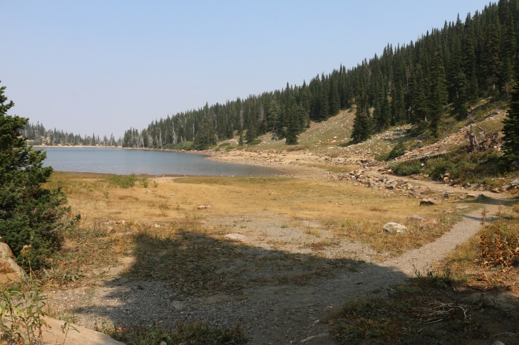 Camping at Lake Cleveland in South Central Idaho