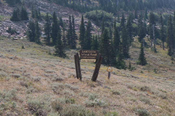 Camping at Lake Cleveland in South Central Idaho