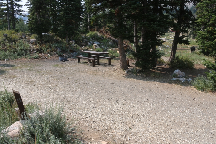 Camping at Lake Cleveland in South Central Idaho