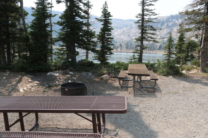 Camping at Lake Cleveland in South Central Idaho