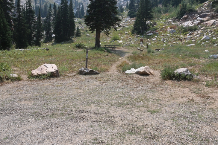 Camping at Lake Cleveland in South Central Idaho
