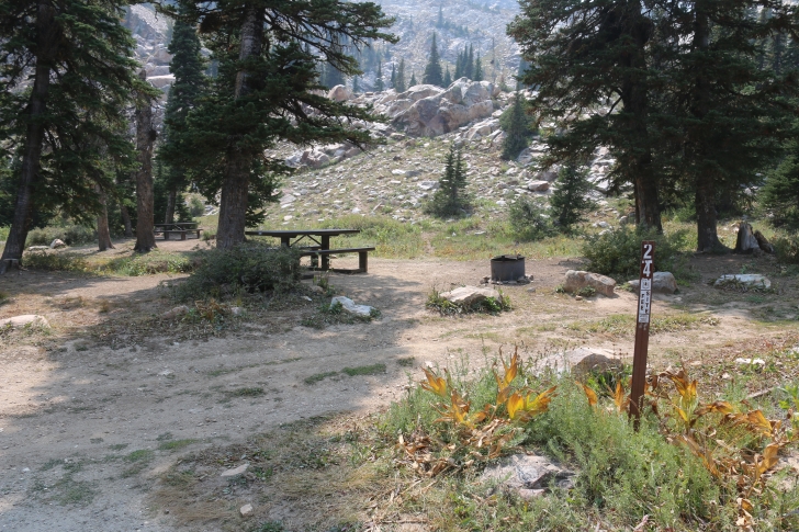 Camping at Lake Cleveland in South Central Idaho
