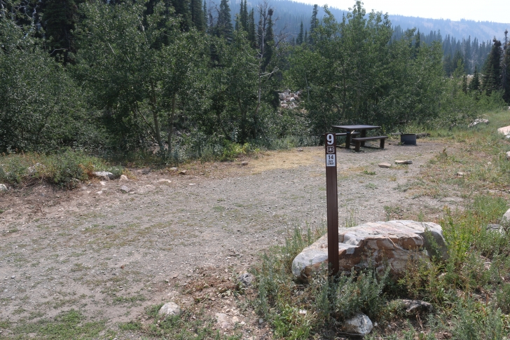 Camping at Lake Cleveland in South Central Idaho