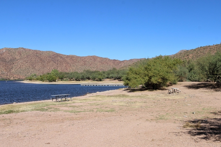 Camping in Lower Burnt Corral Recreation Site - Arizona