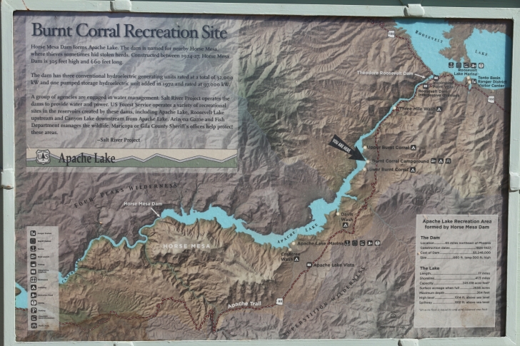Camping in Lower Burnt Corral Recreation Site - Arizona