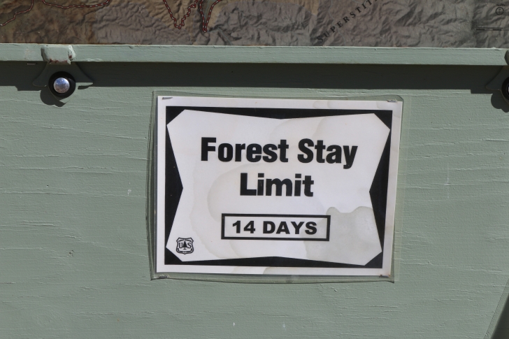Camping in Lower Burnt Corral Recreation Site - Arizona