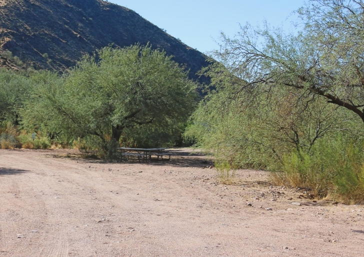 Camping in Lower Burnt Corral Recreation Site - Arizona