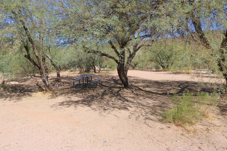 Camping in Lower Burnt Corral Recreation Site - Arizona