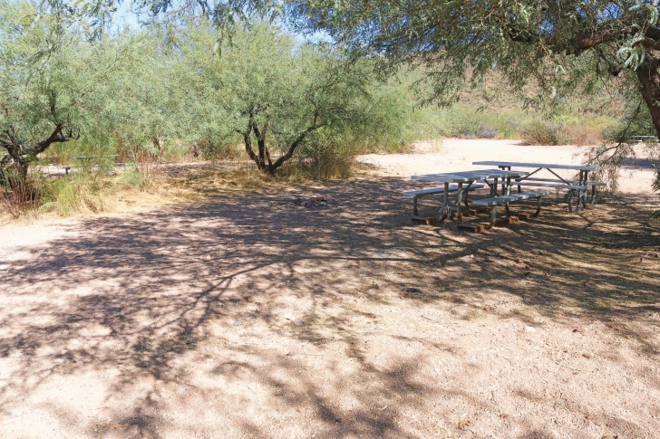 Camping in Lower Burnt Corral Recreation Site - Arizona