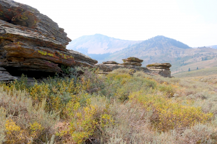 Camping at Twin Lakes Campground in South Central Idaho.