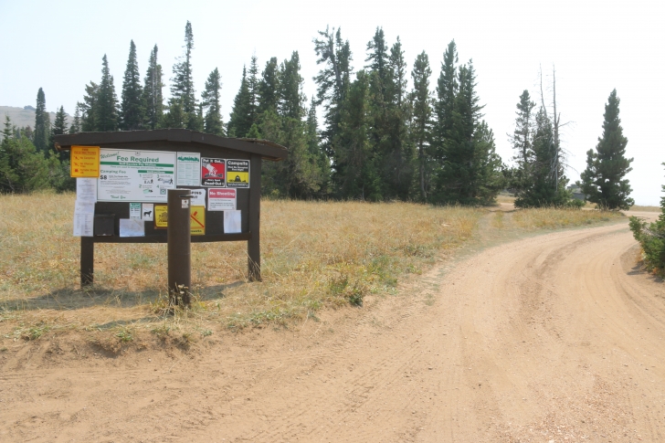 Camping at Twin Lakes Campground in South Central Idaho.