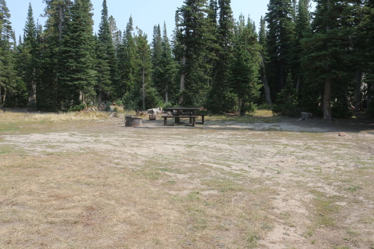 Camping at Twin Lakes Campground in South Central Idaho.