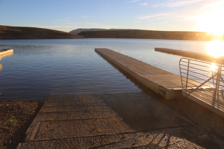 Camping at the Lud Drexler Park on the Salmon Falls Creek Reservoir