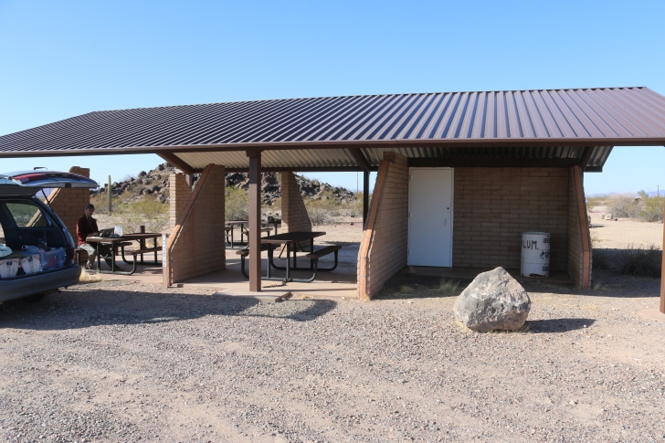Camping at Painted Rock Campground and Petroglyph site.