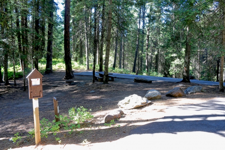 Camping in Antelope campground on Sagehen Reservoir.