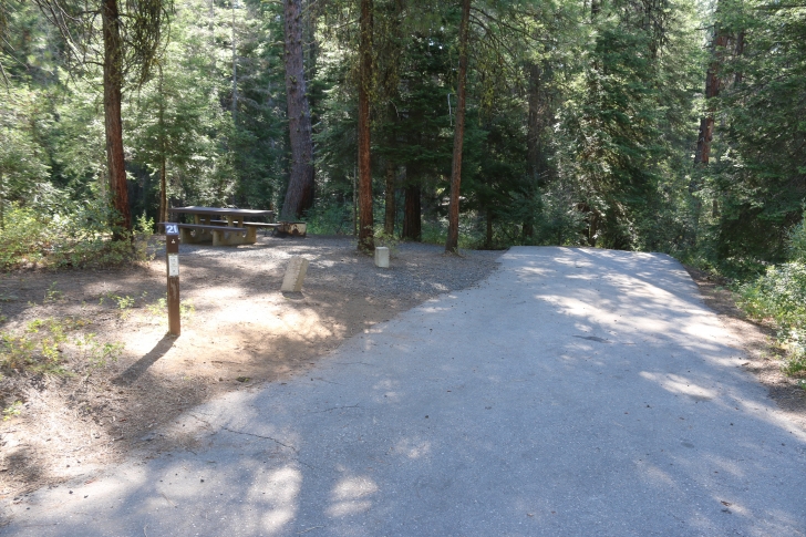 Camping in Antelope campground on Sagehen Reservoir.