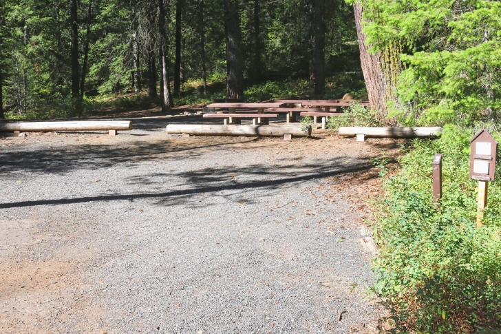 Camping in Antelope campground on Sagehen Reservoir.