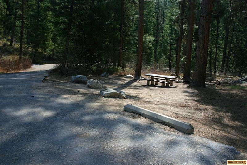 camp site in bad bear campground