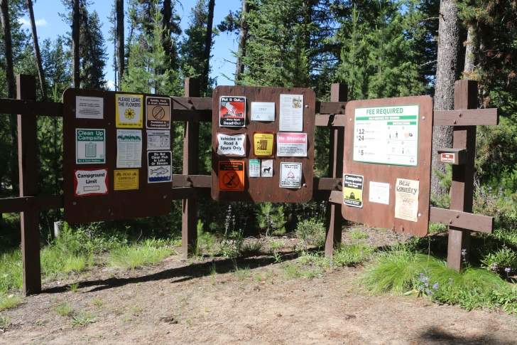 Camping at Barneys Campground on Deadwood Reservoir in Idaho.