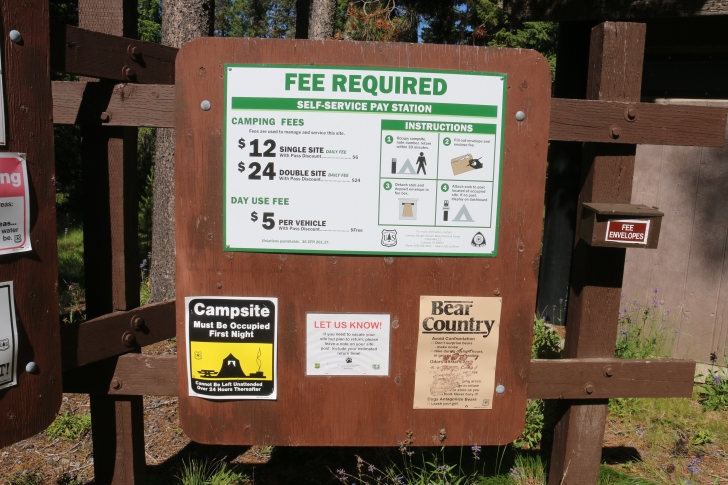 Camping at Barneys Campground on Deadwood Reservoir in Idaho.