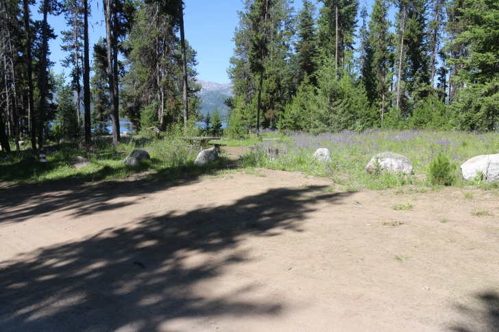 Camping at Barneys Campground on Deadwood Reservoir in Idaho.