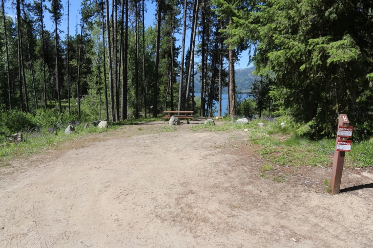 Camping at Barneys Campground on Deadwood Reservoir in Idaho.