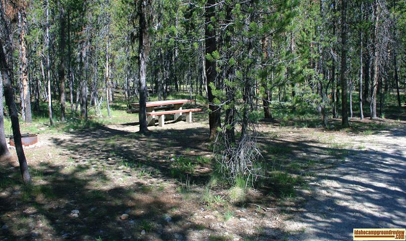Bear Valley Campground RV camping site.