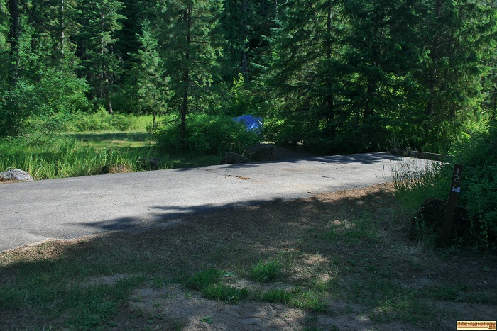 Beauty Creek Campground site 12